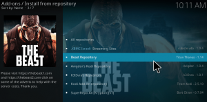 Beast Kodi build download
