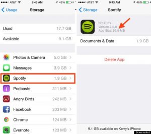 how to free up storage on iphone