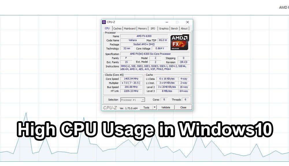 100% CPU Usage in Windows 10