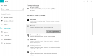 Bluetooth won’t turn on in Windows 10