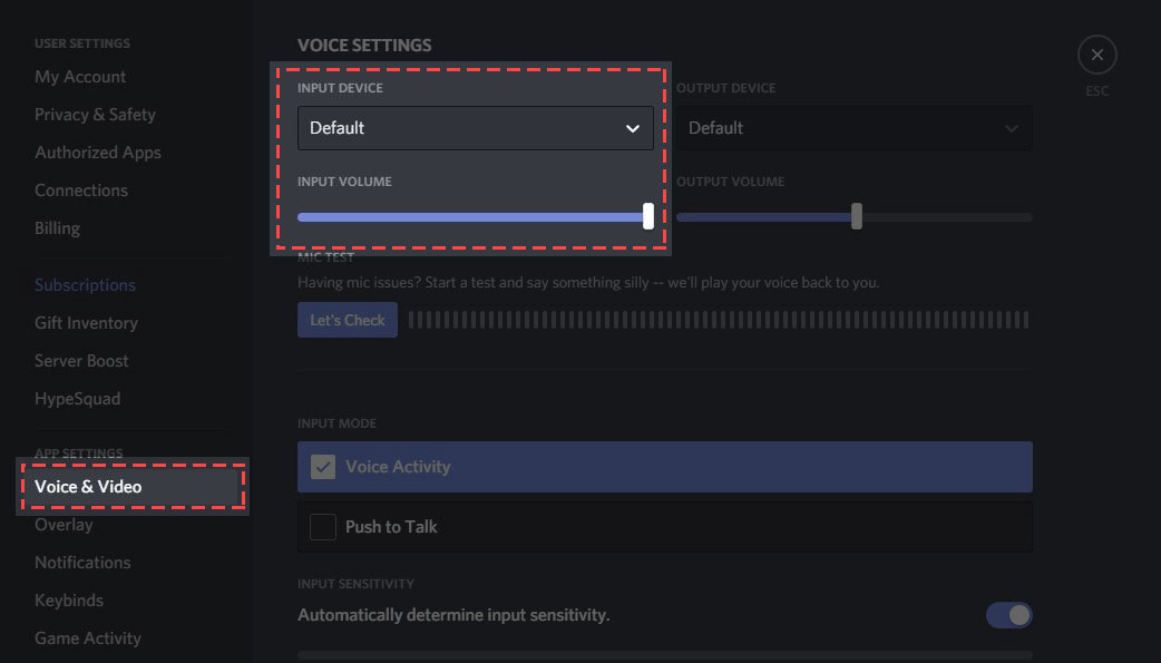 discord not detecting mic