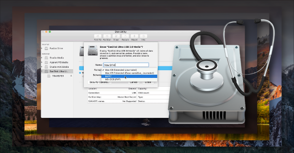 reformat external hard drive mac