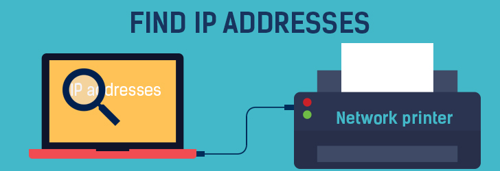 how to find printer ip address mac