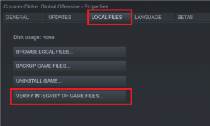 vac was unable to verify your game session