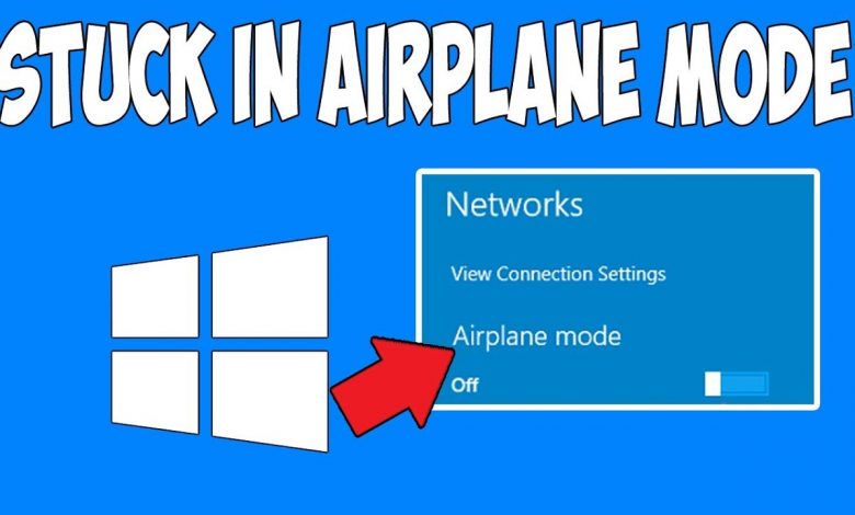 windows 10 stuck in airplane mode