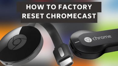 reset chromecast