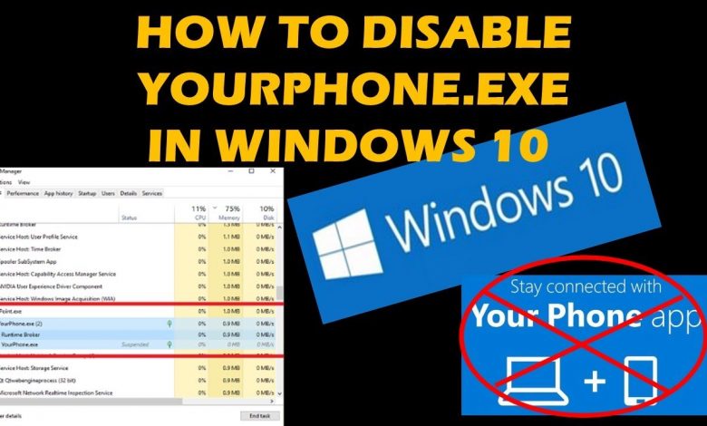 yourphone.exe windows 10