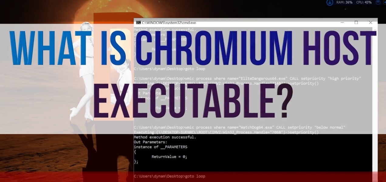 chromium host executable