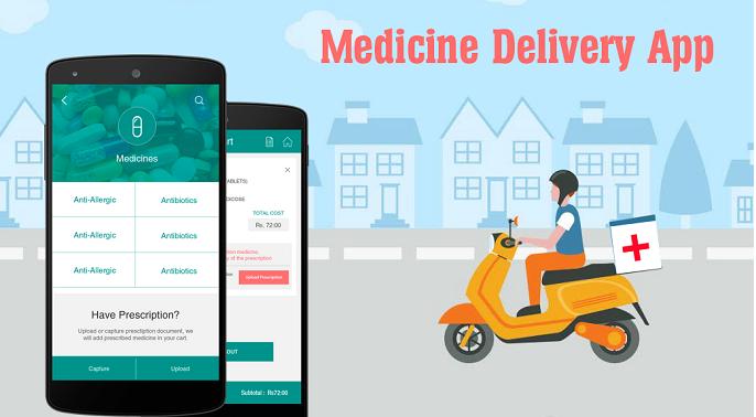 Medicine delivery app development