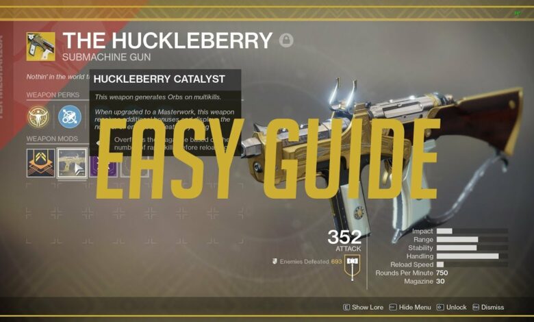 How to get the huckleberry Destiny 2 2021