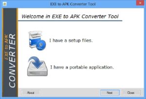 convert exe to apk