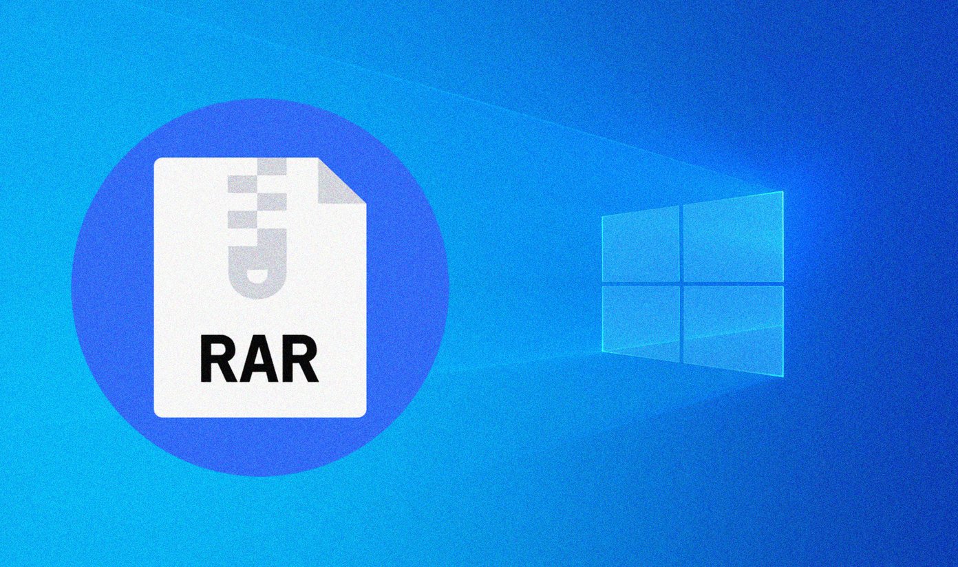 how to open rar files on windows 10 without winrar