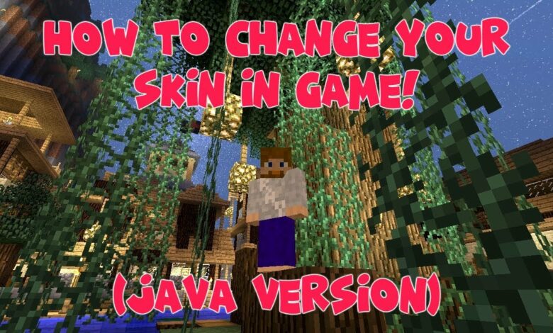 how to change minecraft skin 2018