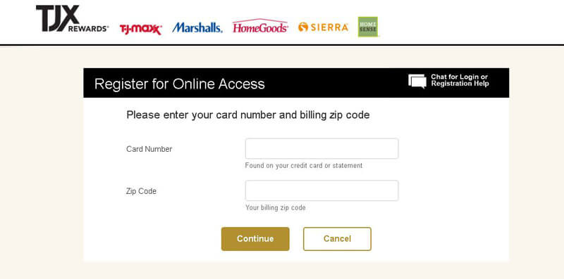 tjmaxx account login