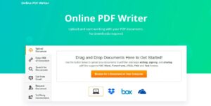 Online PDF Writer