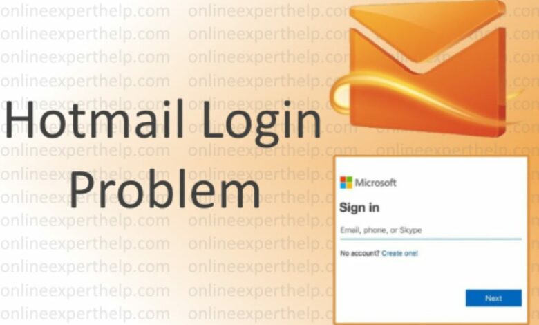 hotmail login issues