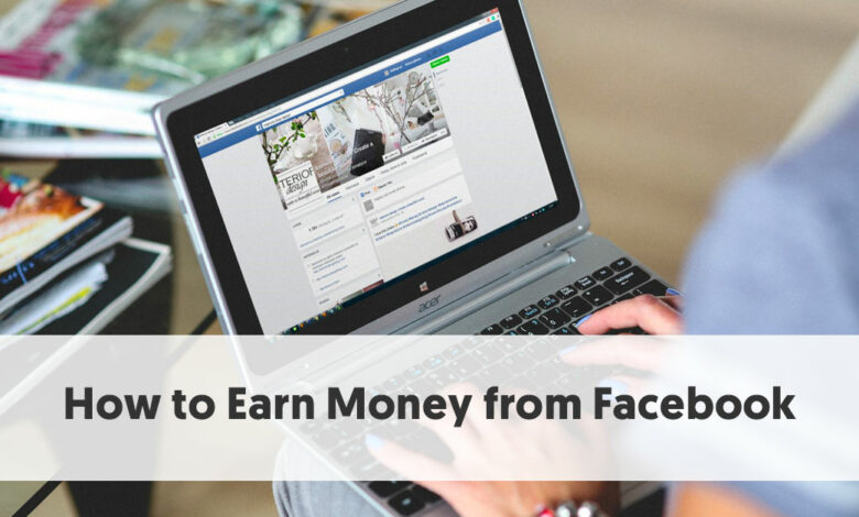 how to make money on facebook