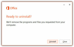 Re-install the MS Office Suite