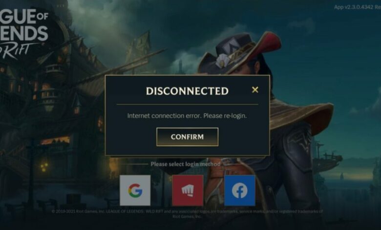 league of legends can t log in