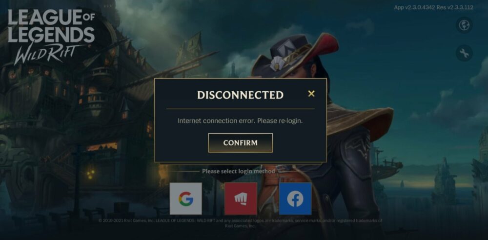 league of legends can t log in