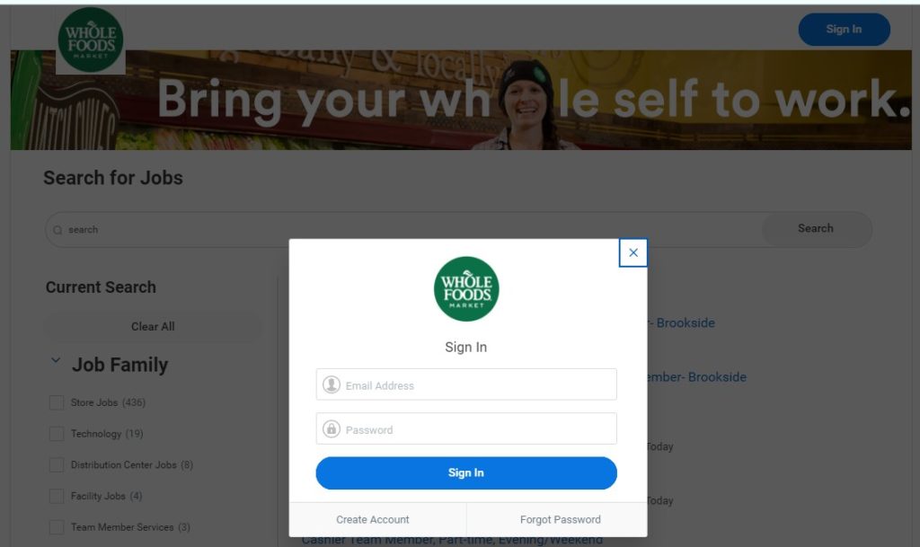 Whole foods workday login