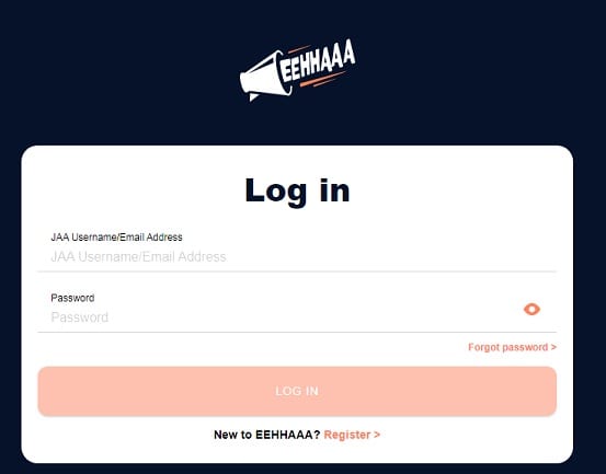 Eehhaaa login