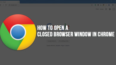 Reopen closed window chrome