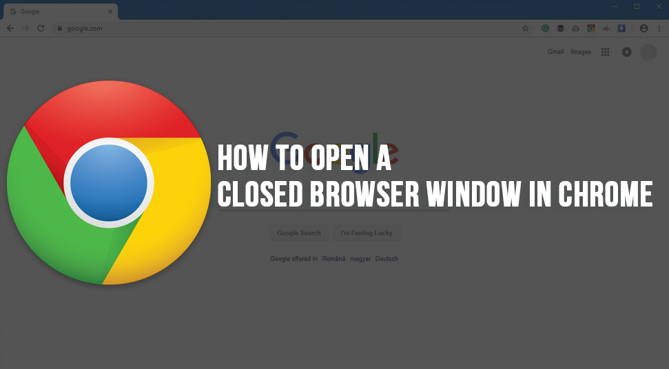 Reopen closed window chrome