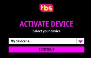 Tbs com activate