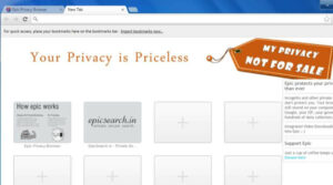 Epic privacy browser