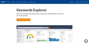 Ahrefs Keyword Explorer