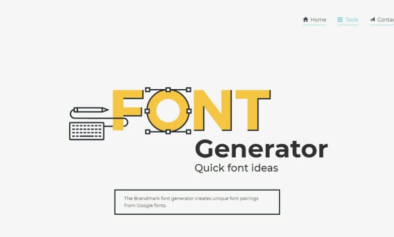 font generator tools