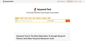 Keyword Tool