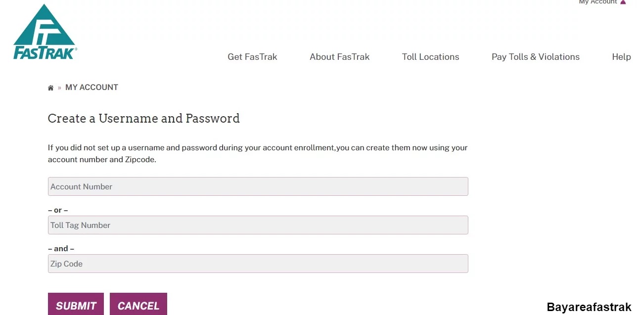 bayareafastrak login