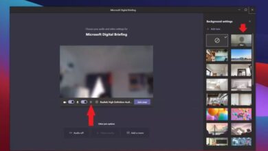 how to blur or add background effects on Microsoft teams