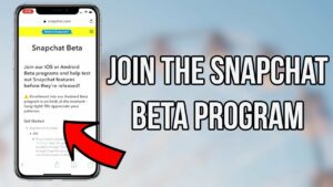 Switch to Snapchat Beta version