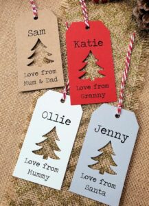 Traditional Christmas Gift Tags