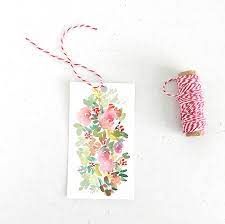 Watercolor Gift Tags