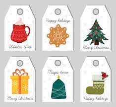 Winter Holiday Tags