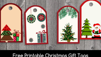 Free Printable Christmas Gift Tags