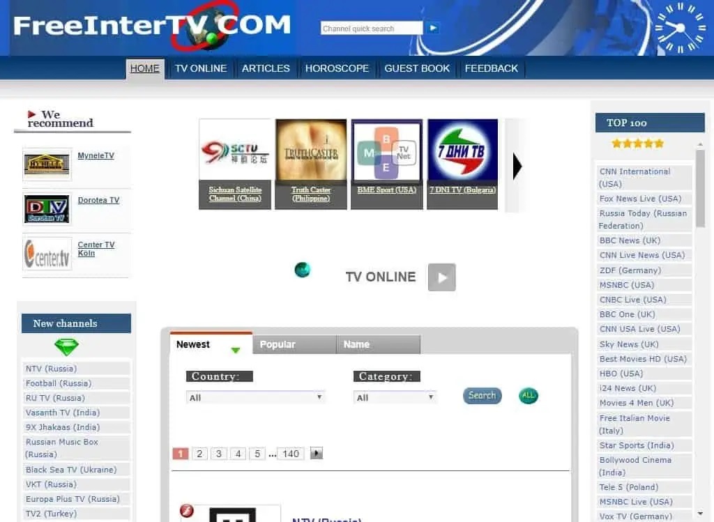 FreeInterTV alternatives