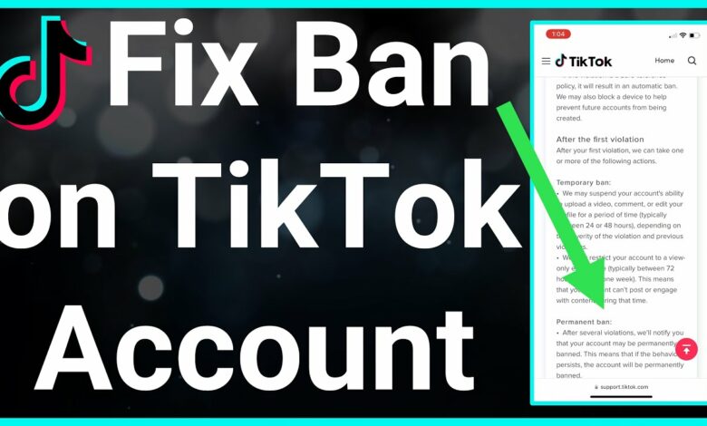 Tiktok Account Banned