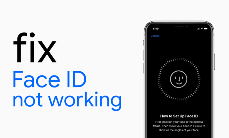 face id not working