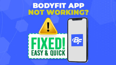 bodyfit app login error fix