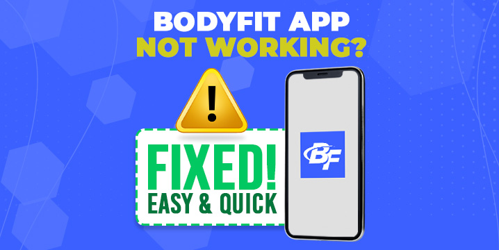 bodyfit app login error fix