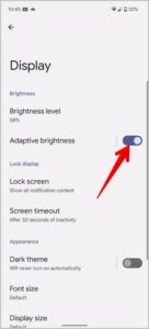 Adaptive brightness