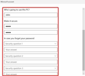 Enter the username, password