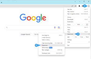 From the main menu