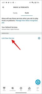  Select Link New Service
