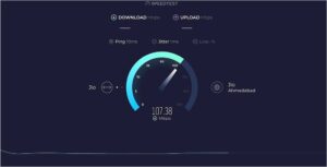 check network speeds on your TV